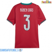 Camisa de time de futebol Portugal Ruben Dias #3 Replicas 1º Equipamento Feminina Mundo 2026 Manga Curta